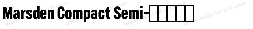 Marsden Compact Semi字体转换